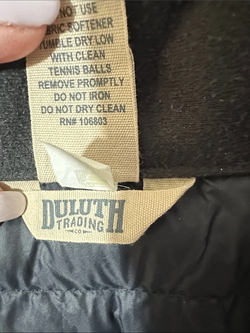Duluth Trading Long Down Vest Size M